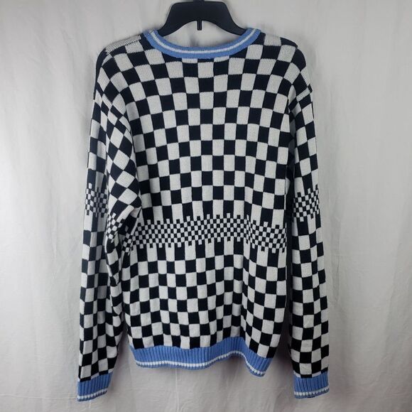 Blizzard Bay Women's Large Trippy Cat Ugly Christmas Sweater - Picture 8 of 11